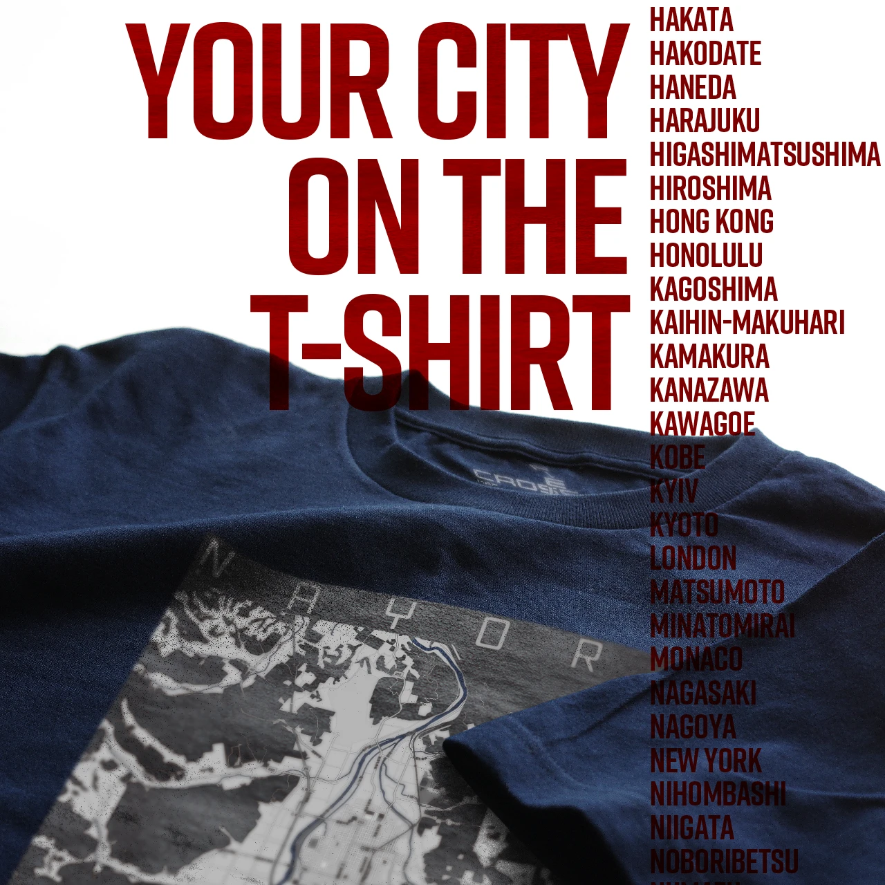 Your City on the T-shirt