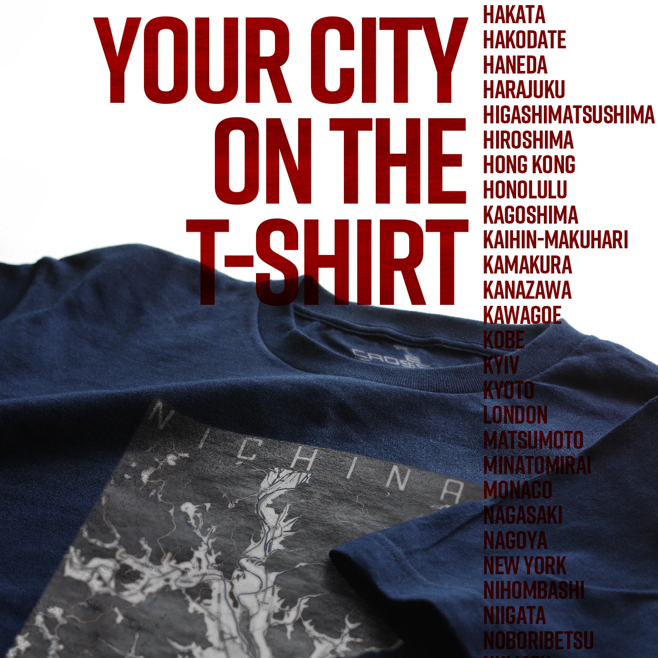 Your City on the T-shirt