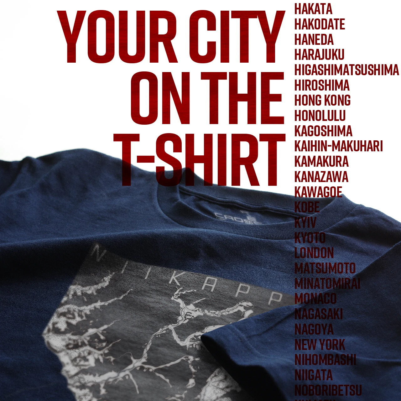 Your City on the T-shirt