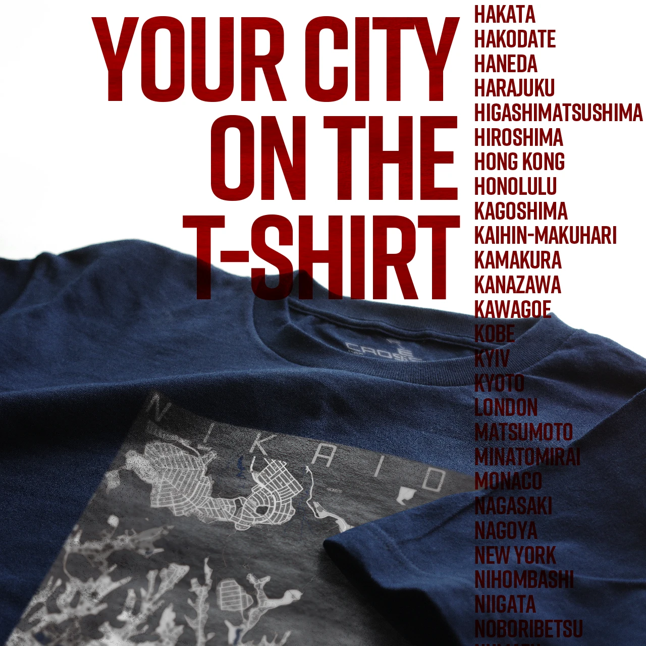 Your City on the T-shirt