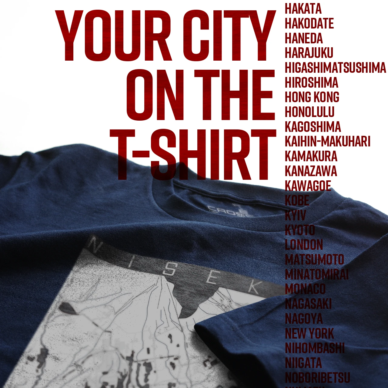 Your City on the T-shirt