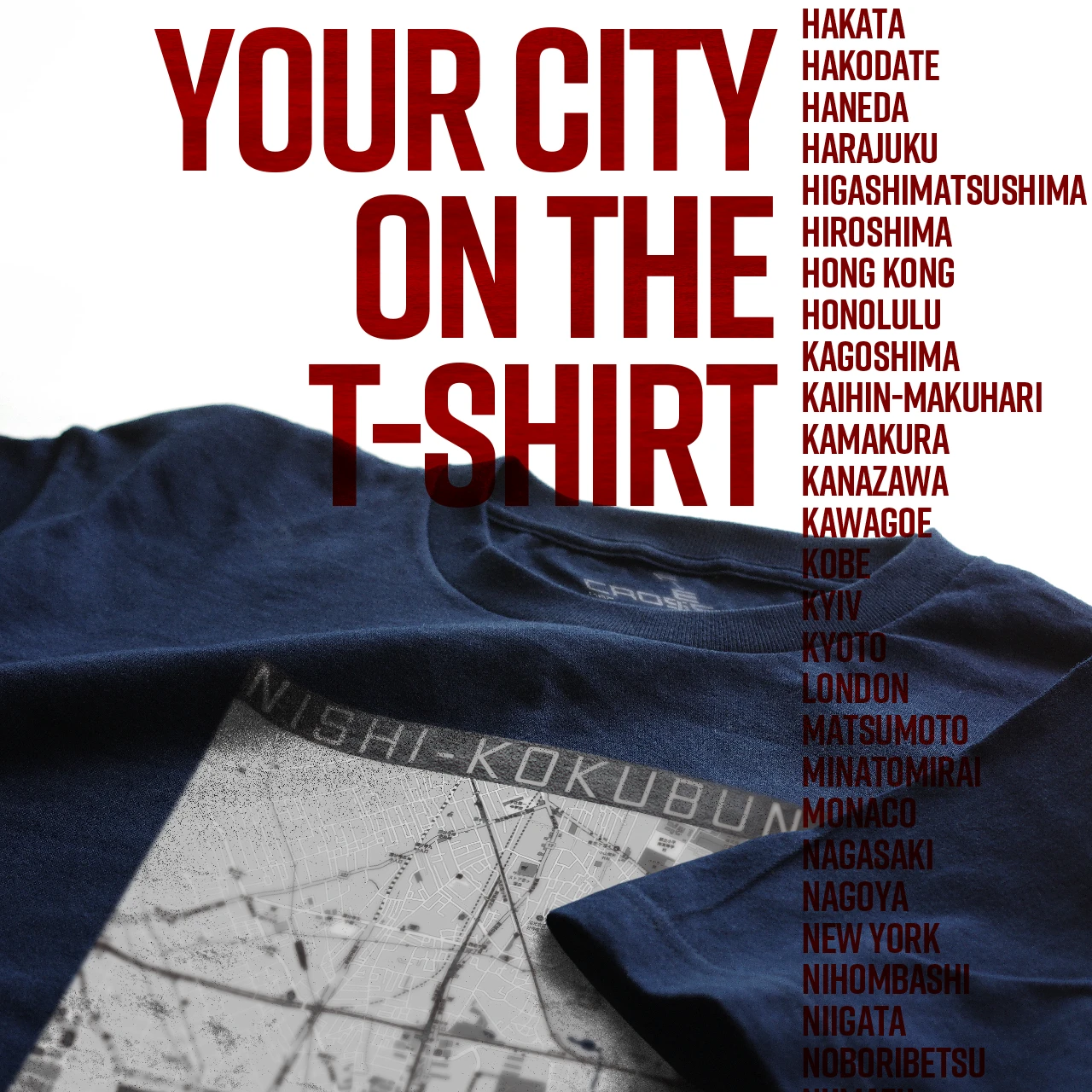 Your City on the T-shirt