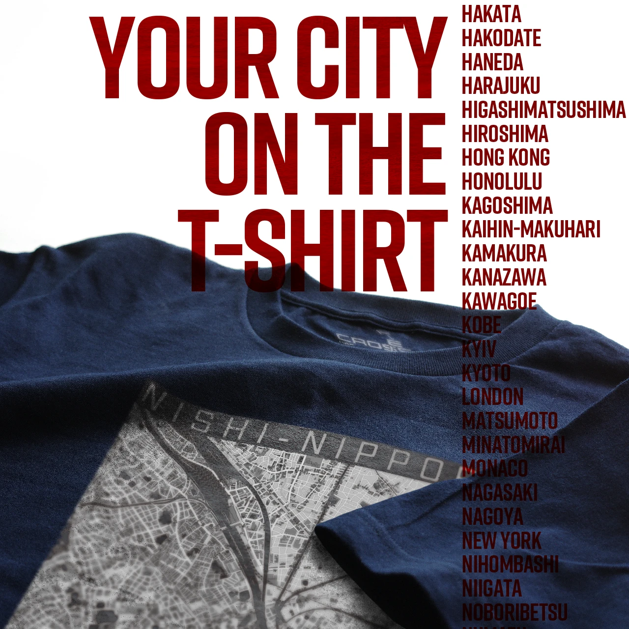 Your City on the T-shirt