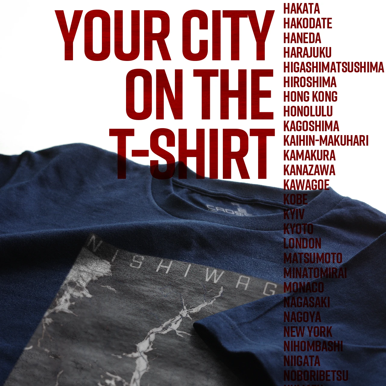 Your City on the T-shirt