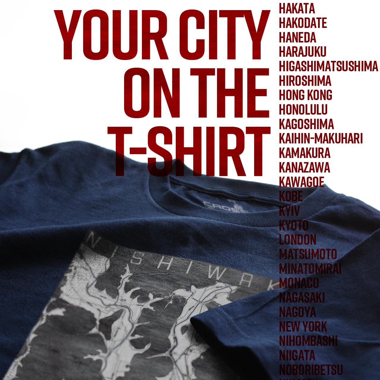 Your City on the T-shirt