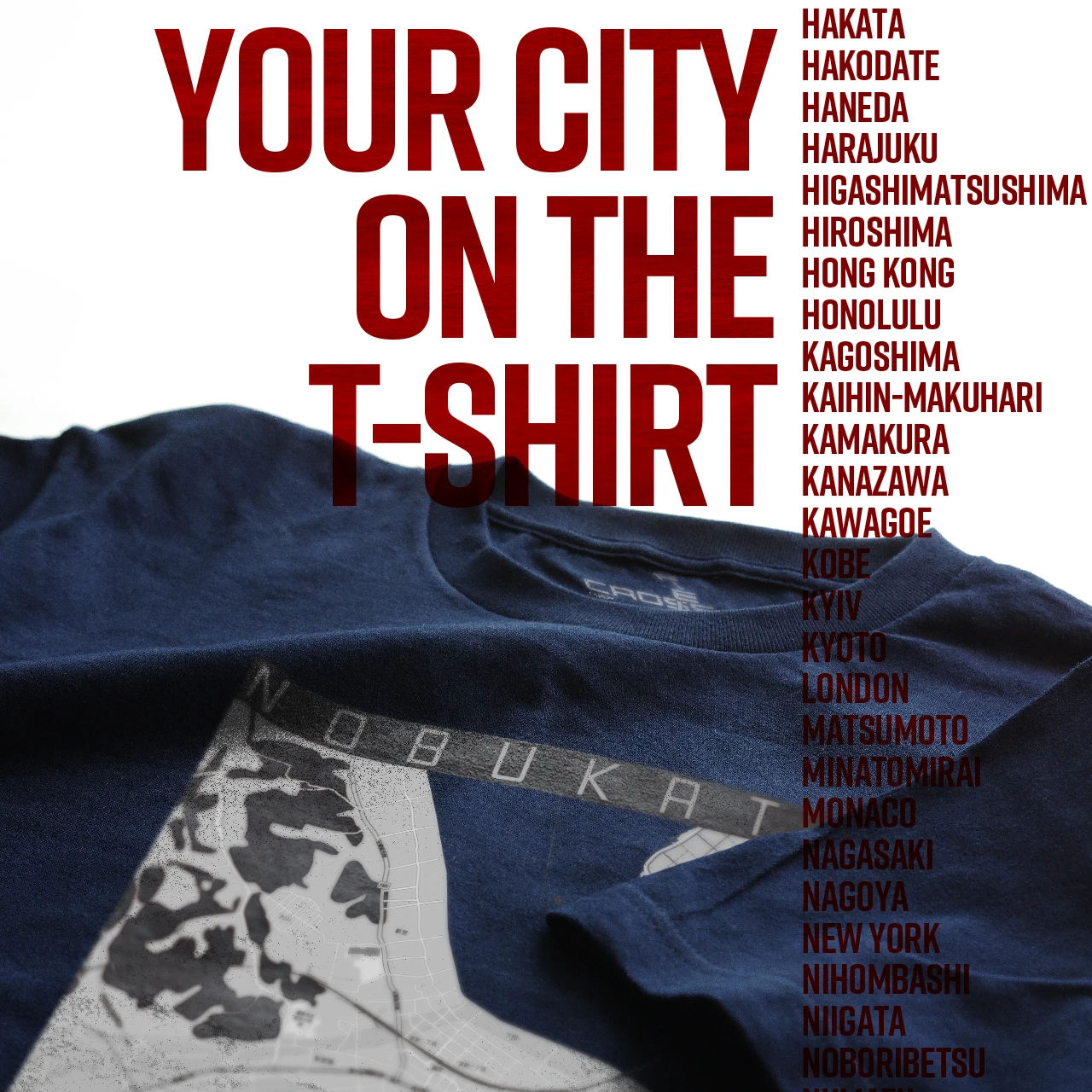 Your City on the T-shirt