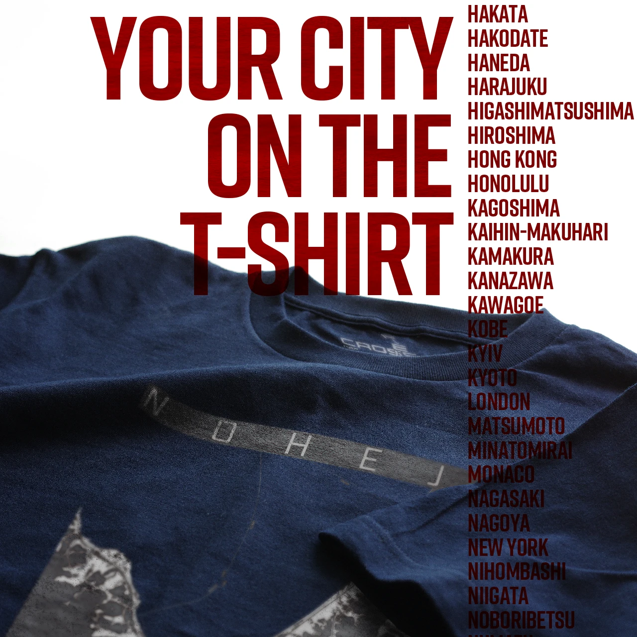 Your City on the T-shirt