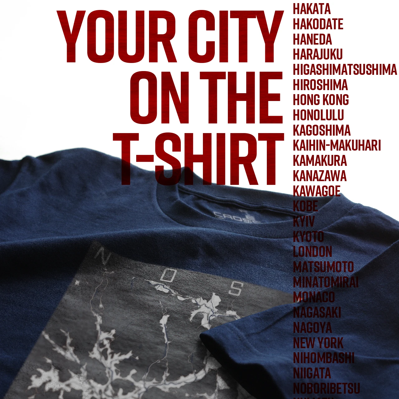 Your City on the T-shirt