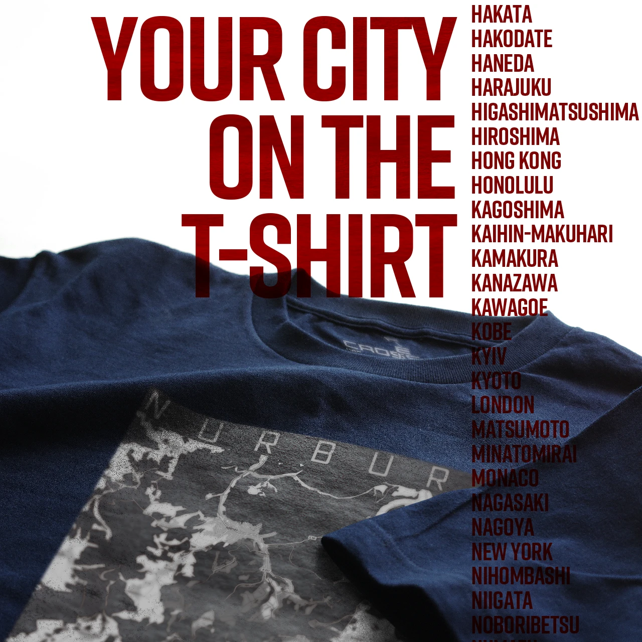 Your City on the T-shirt