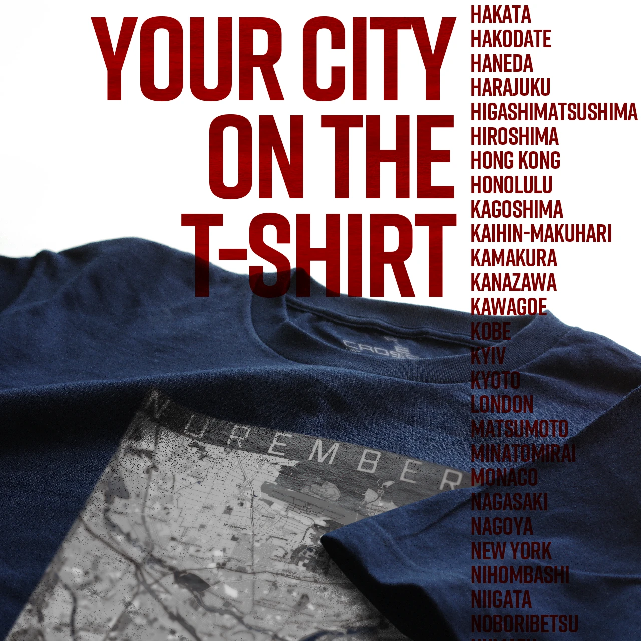 Your City on the T-shirt