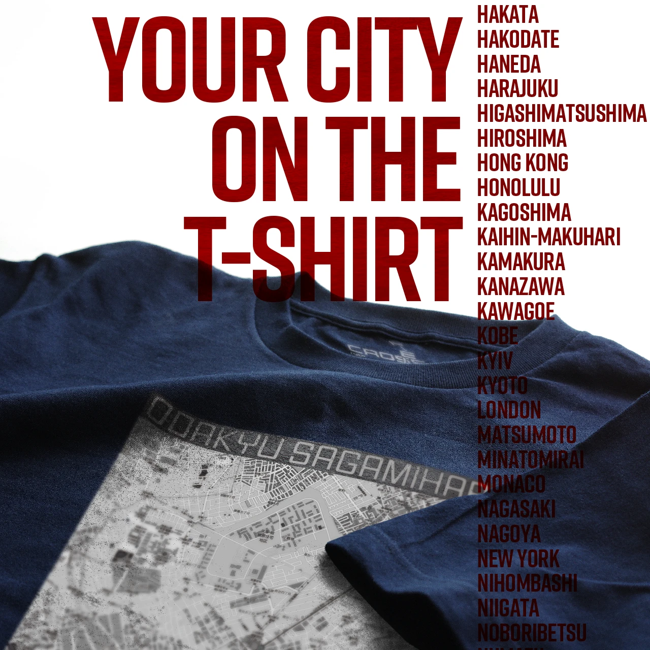 Your City on the T-shirt