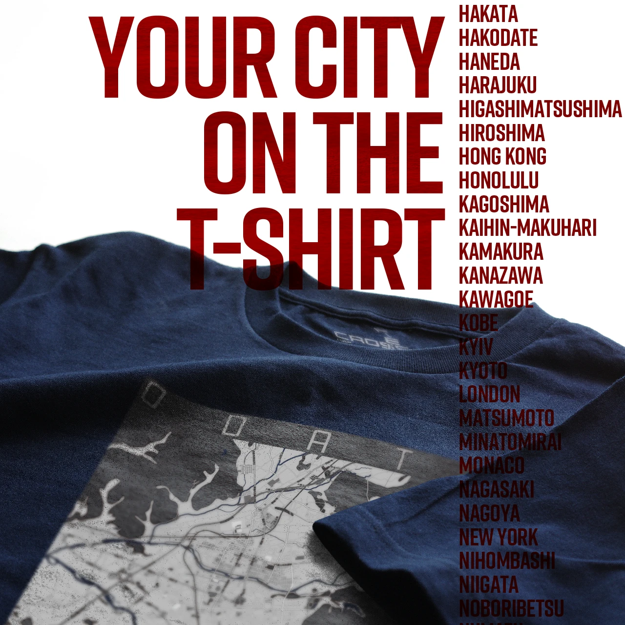 Your City on the T-shirt