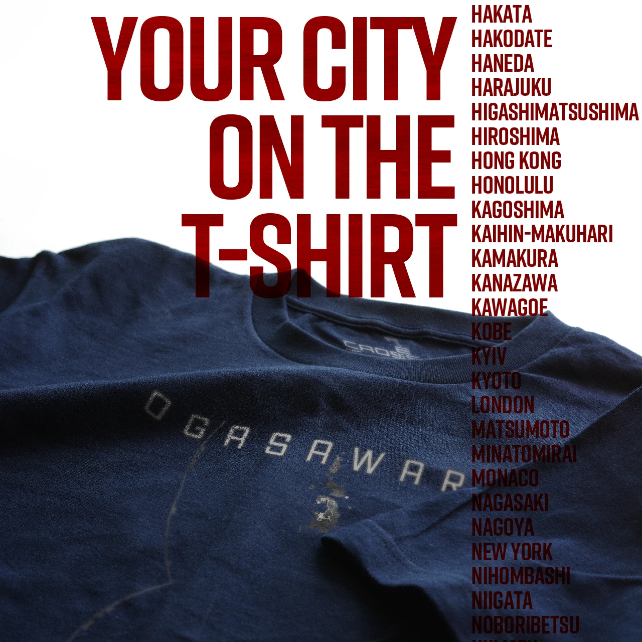 Your City on the T-shirt