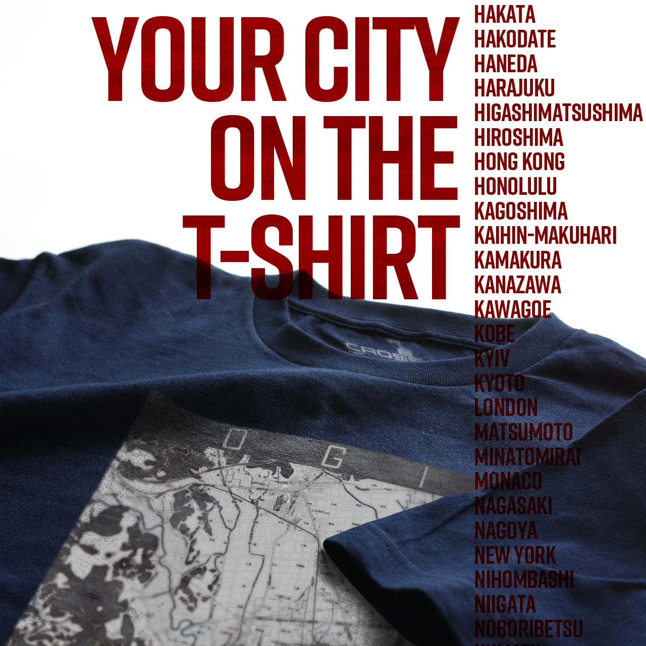 Your City on the T-shirt