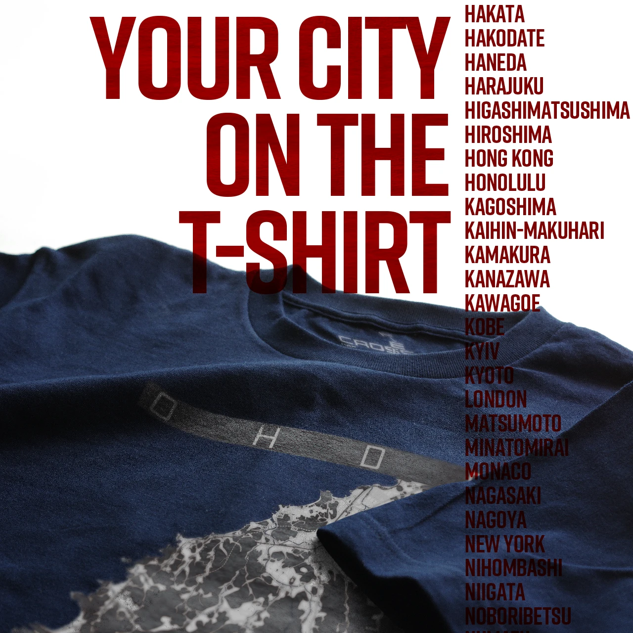 Your City on the T-shirt