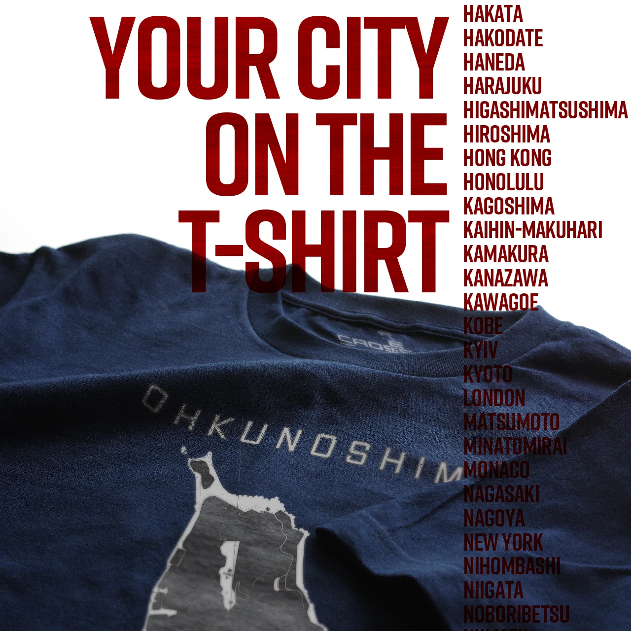 Your City on the T-shirt