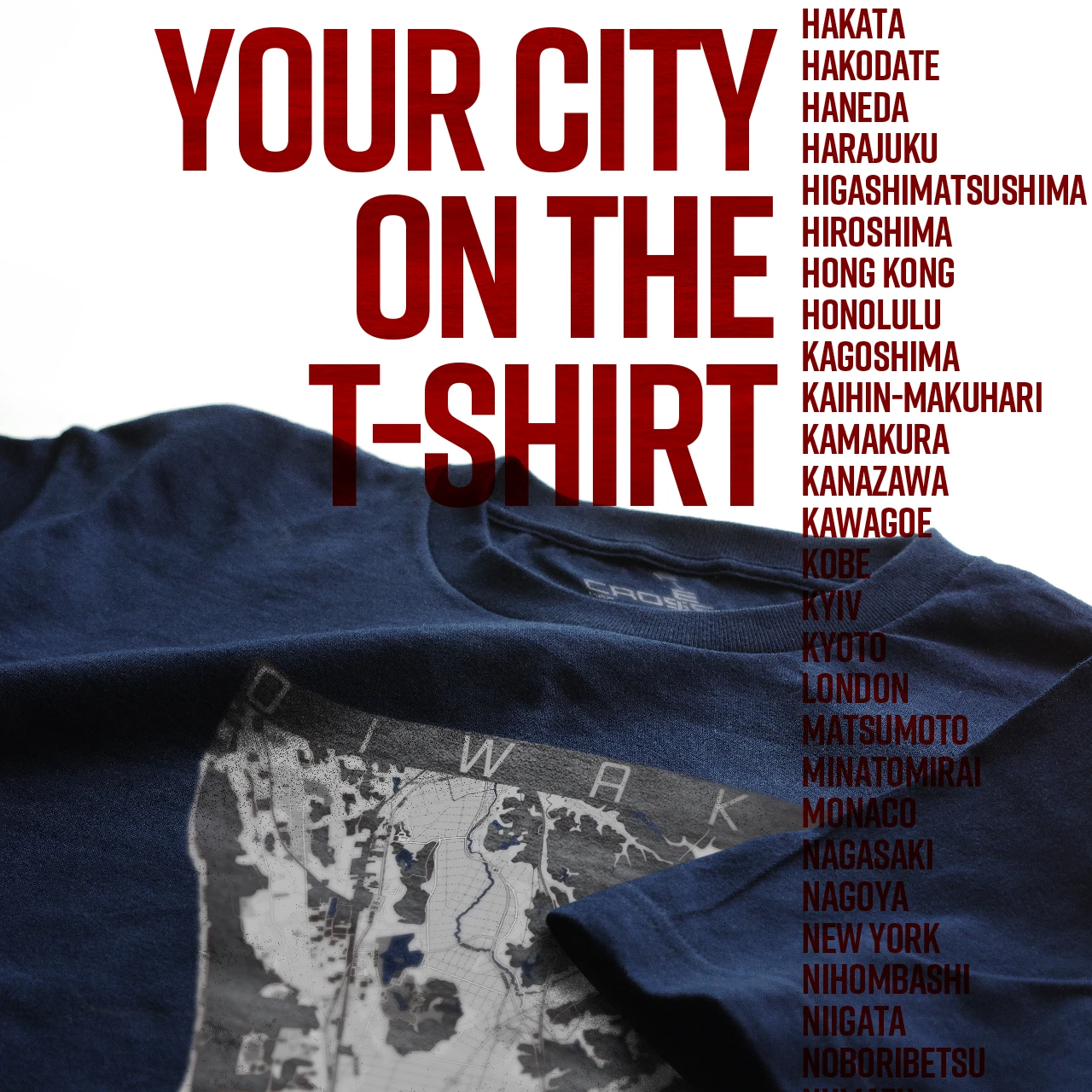 Your City on the T-shirt