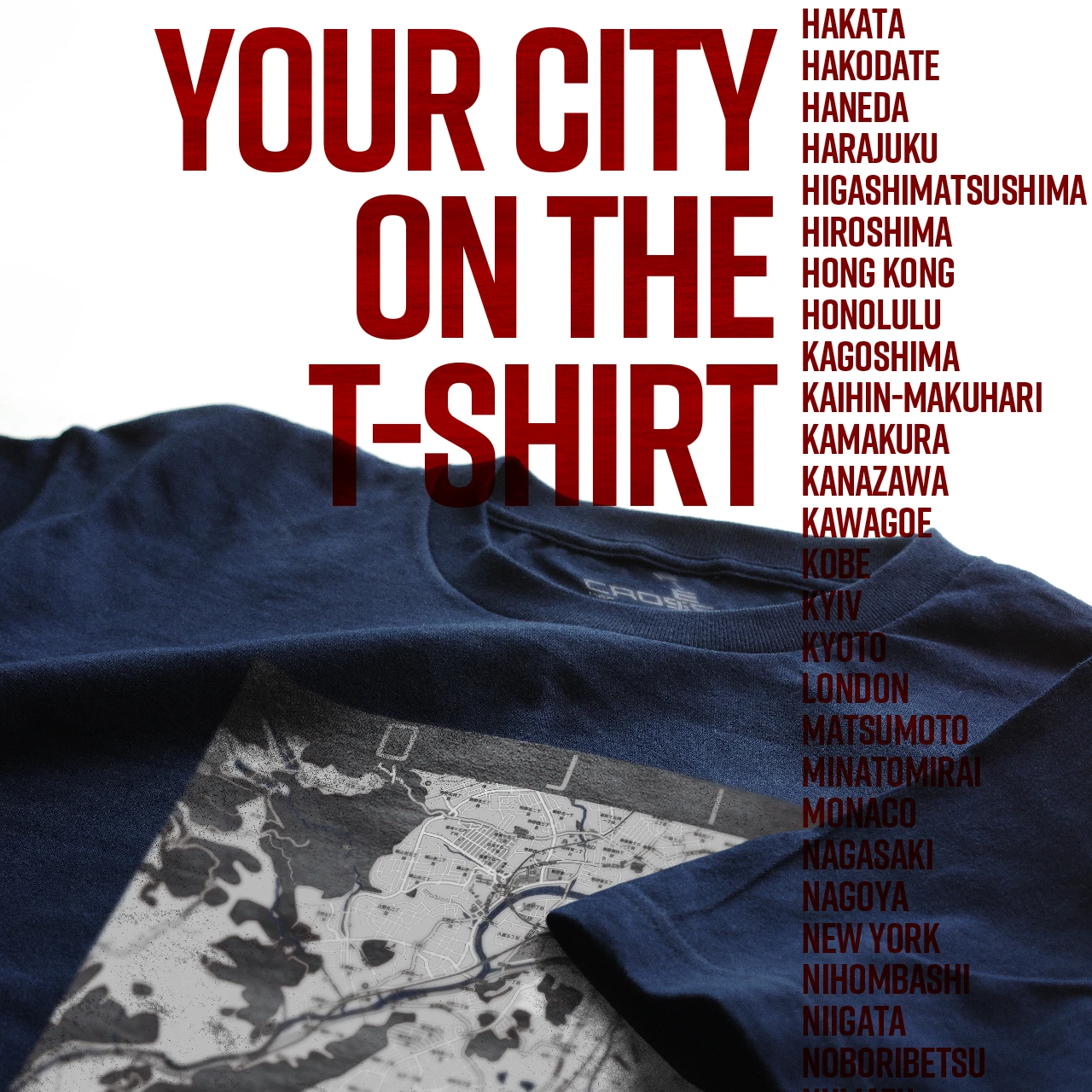 Your City on the T-shirt