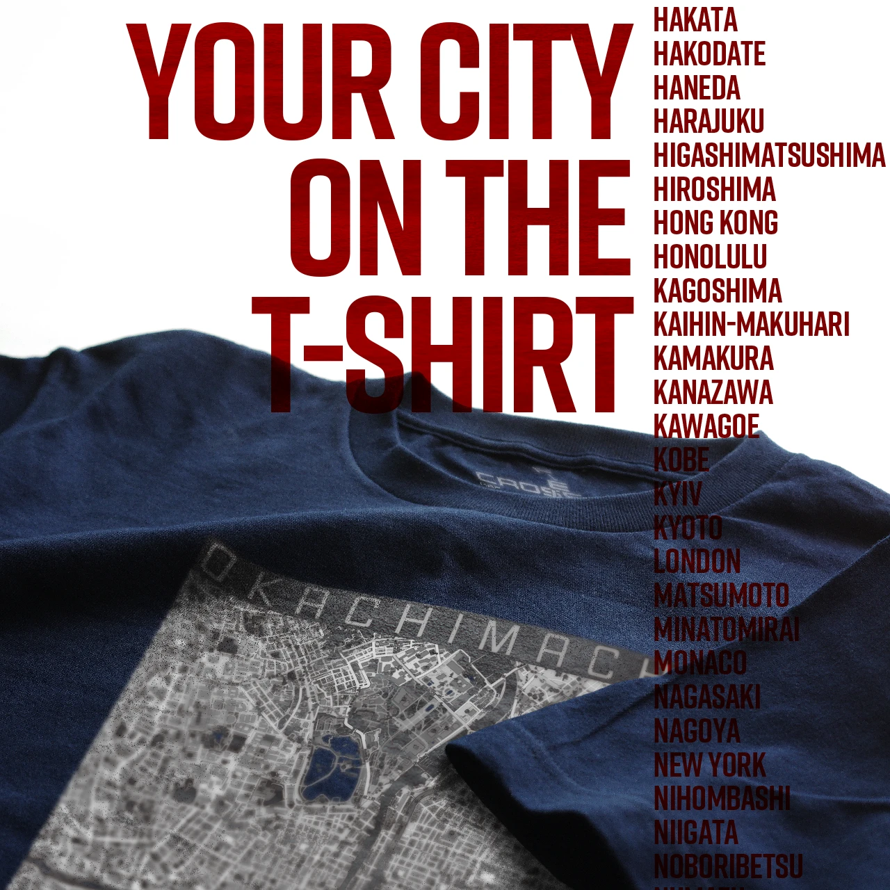 Your City on the T-shirt