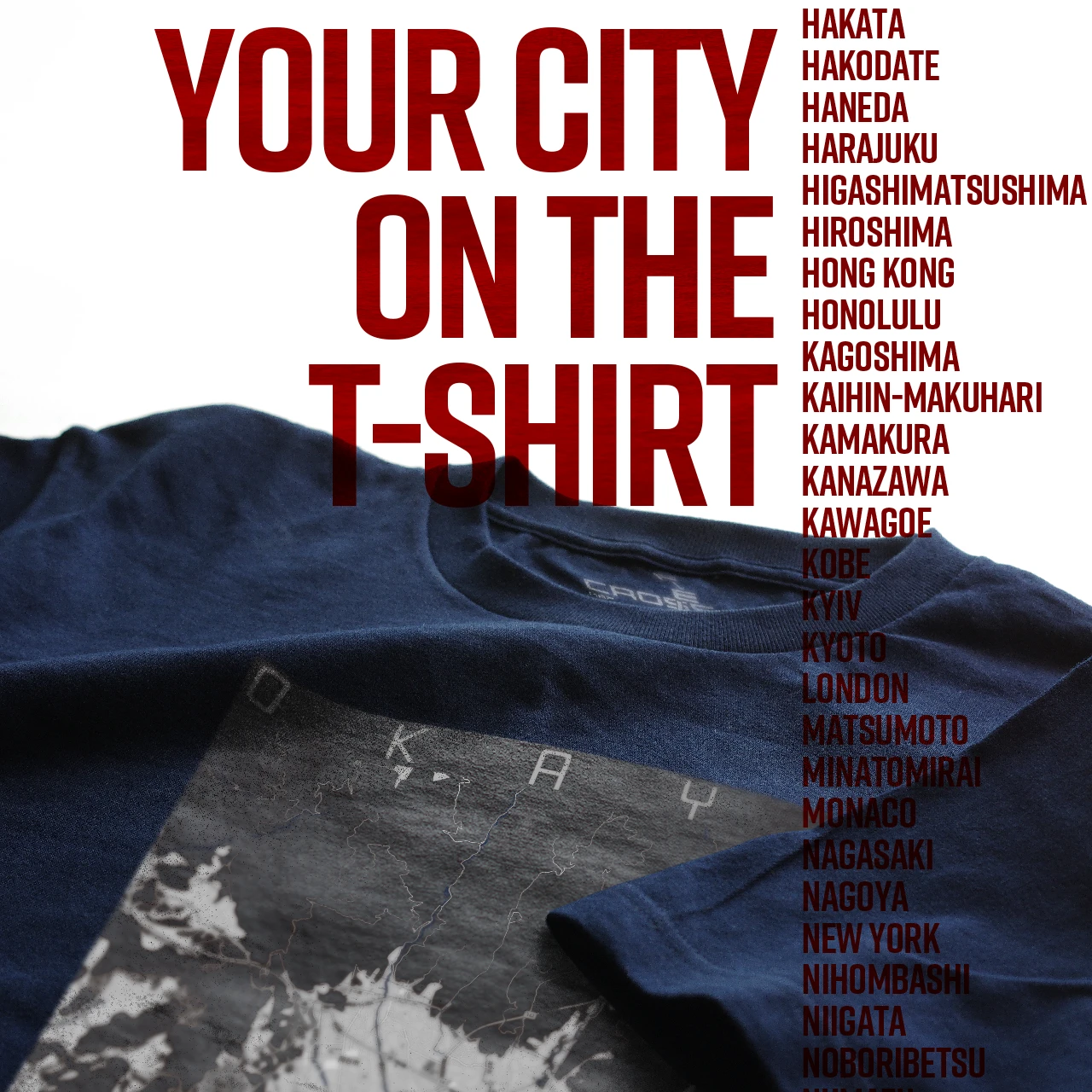 Your City on the T-shirt