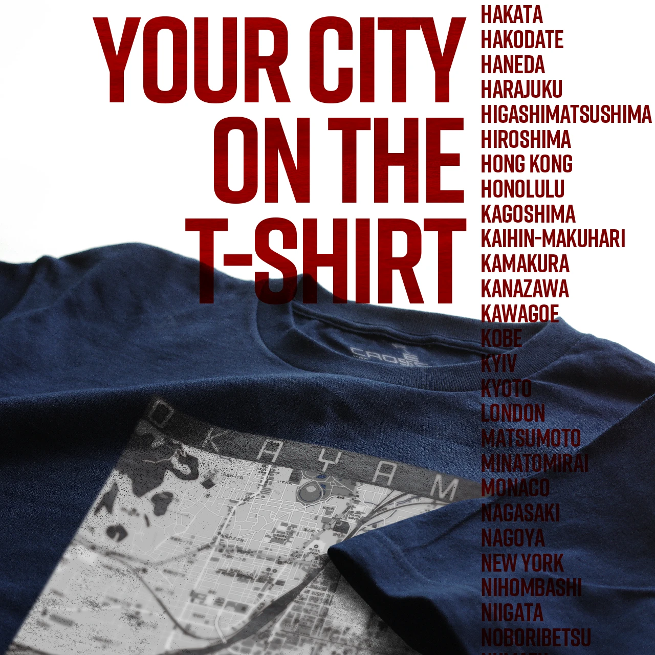 Your City on the T-shirt