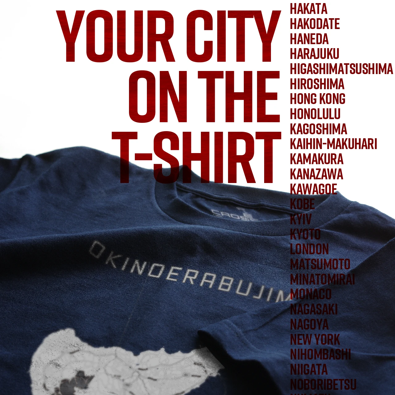 Your City on the T-shirt