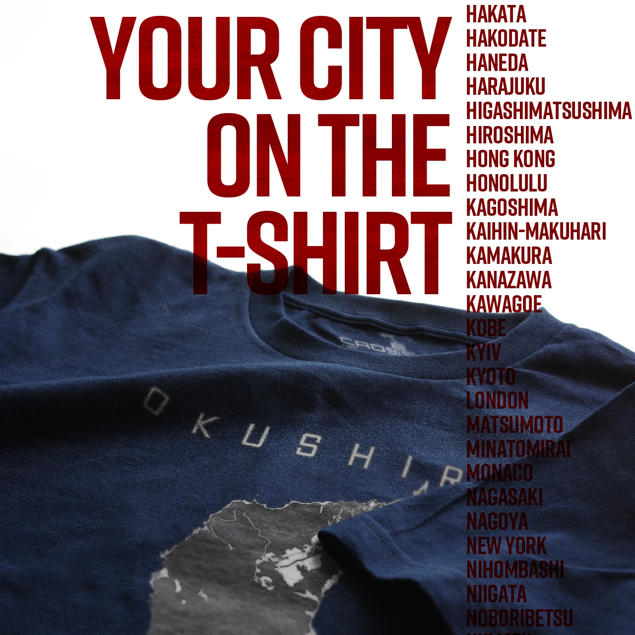 Your City on the T-shirt