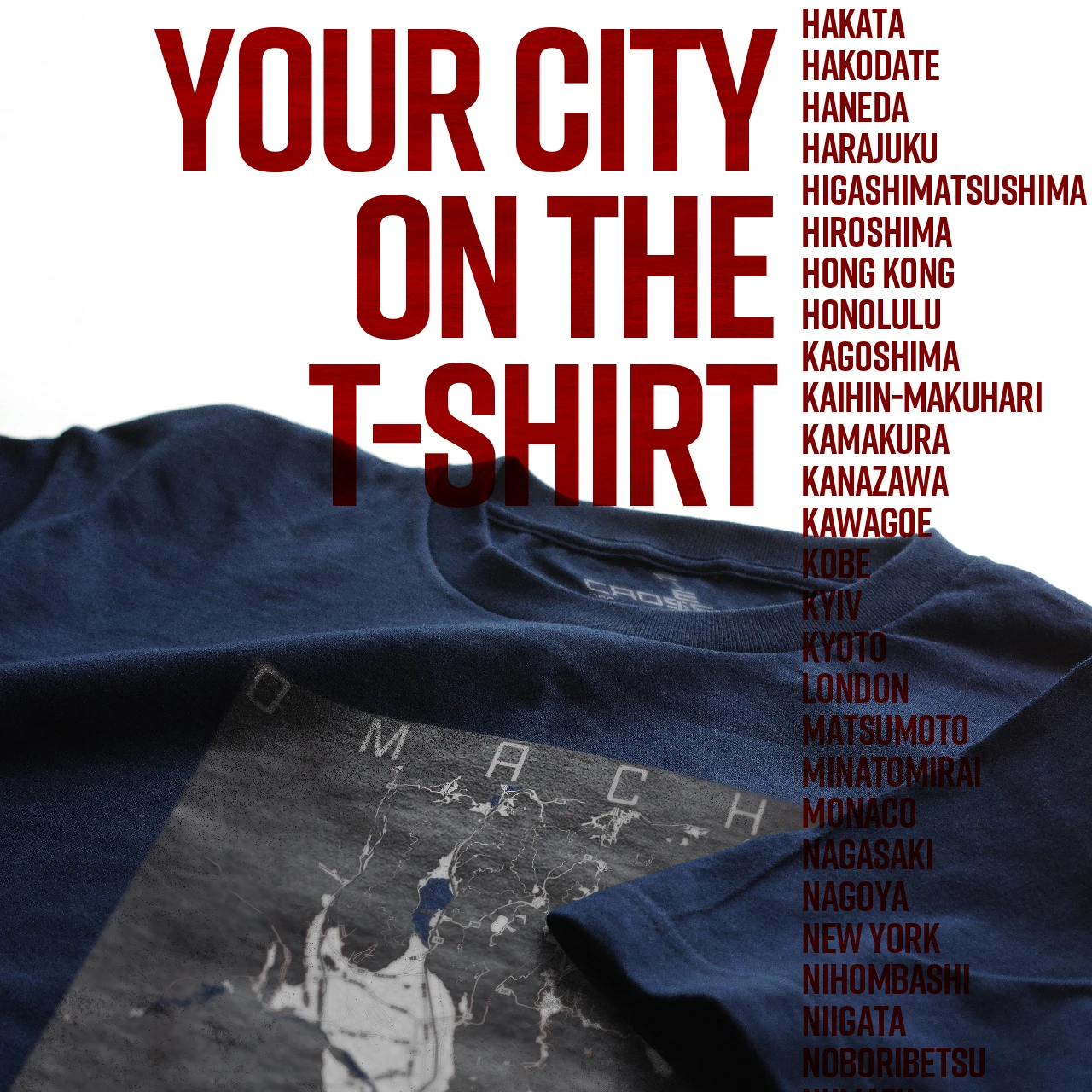 Your City on the T-shirt