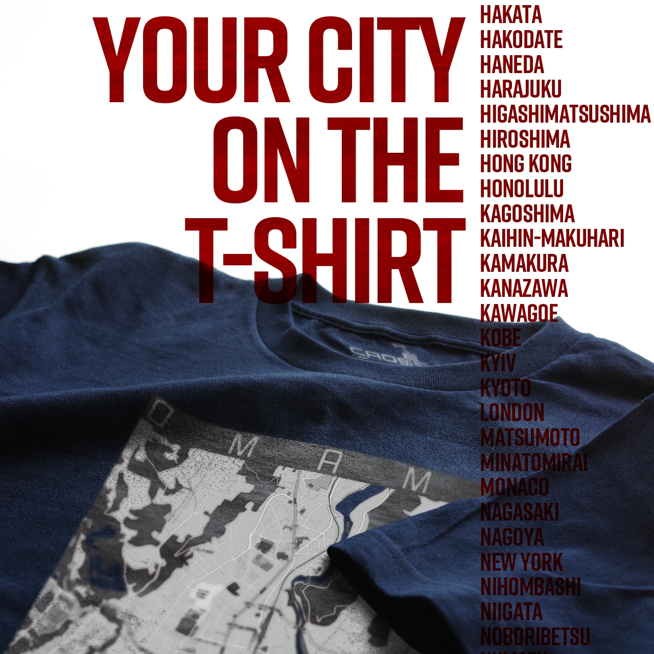 Your City on the T-shirt