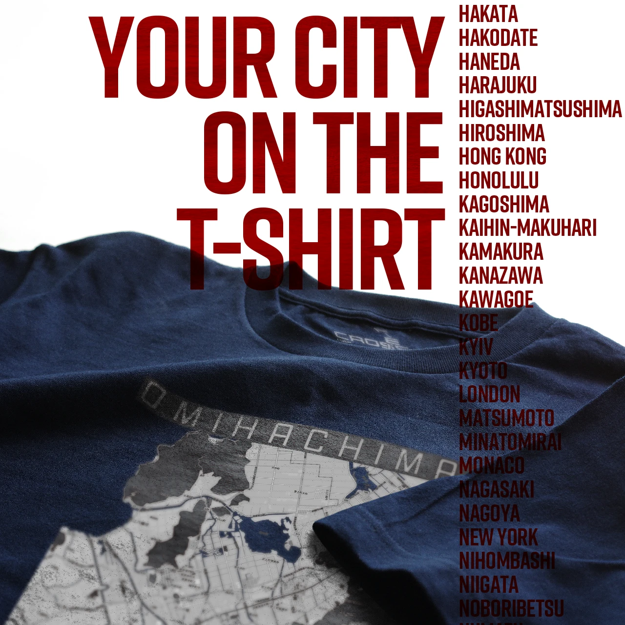 Your City on the T-shirt