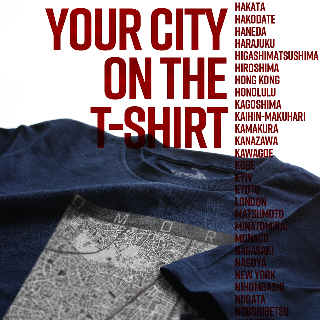 Your City on the T-shirt