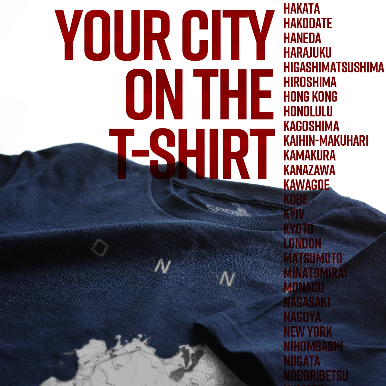 Your City on the T-shirt