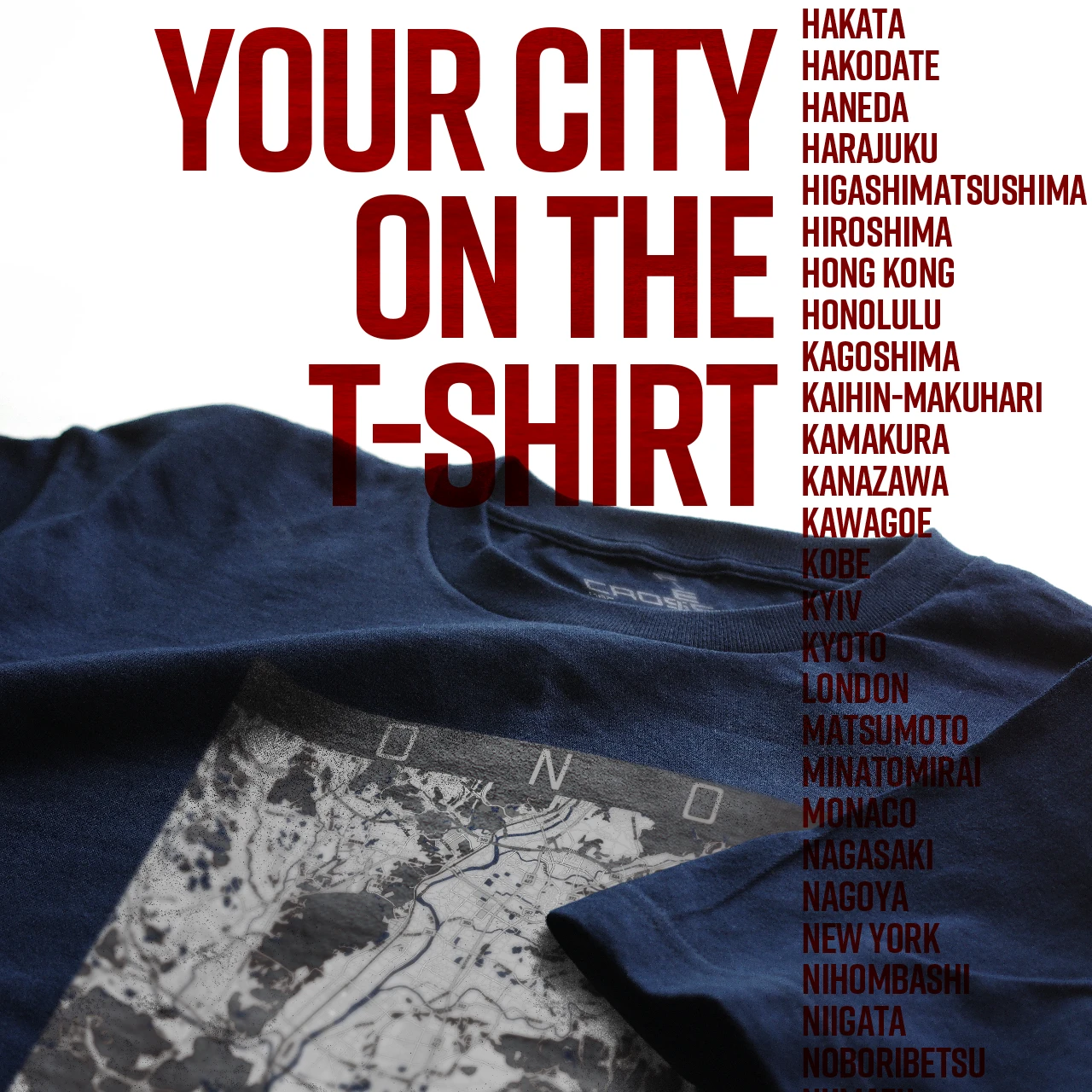 Your City on the T-shirt