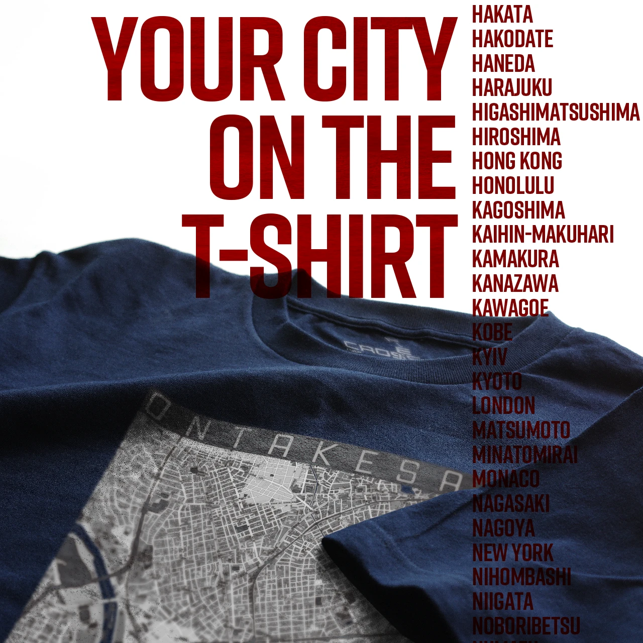 Your City on the T-shirt