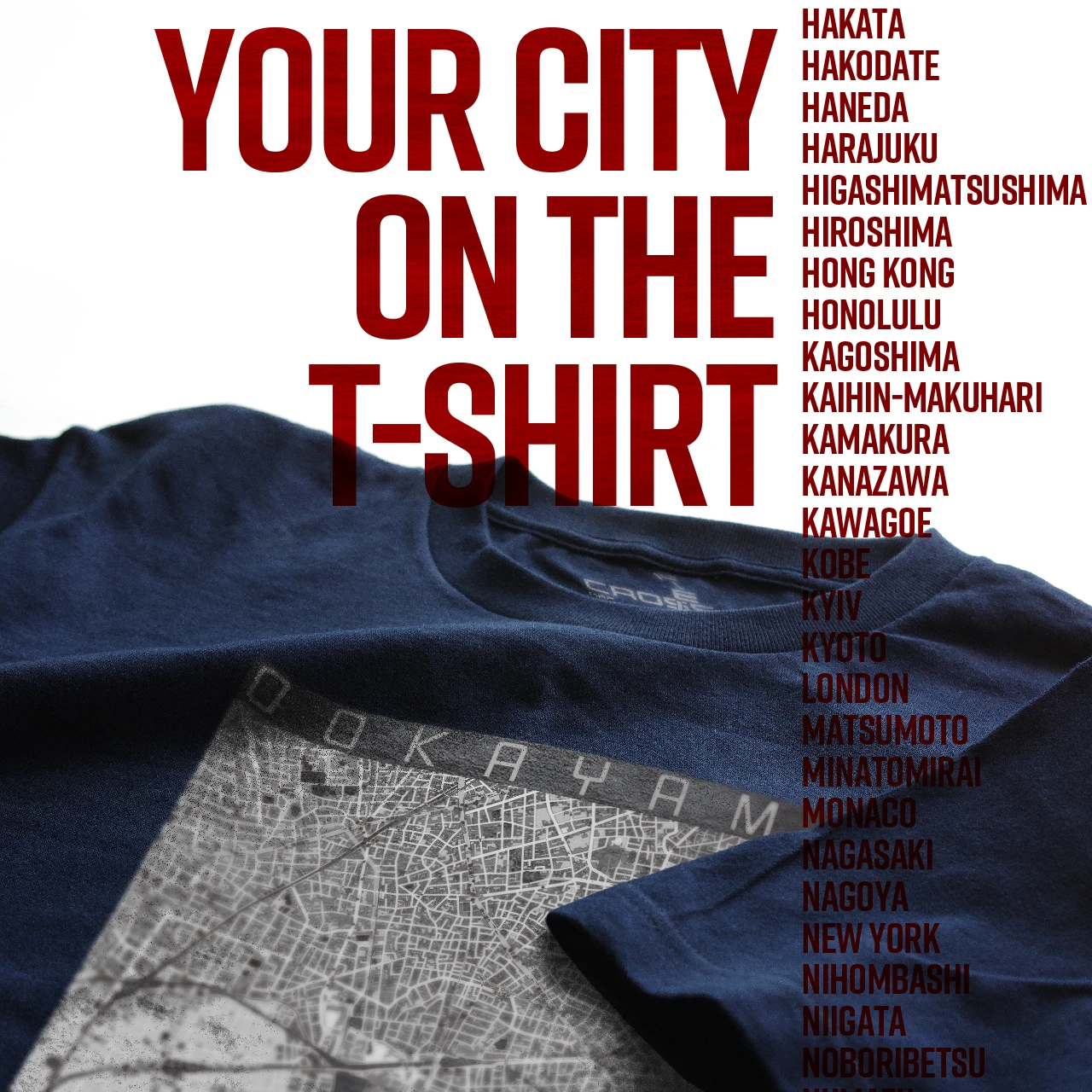 Your City on the T-shirt