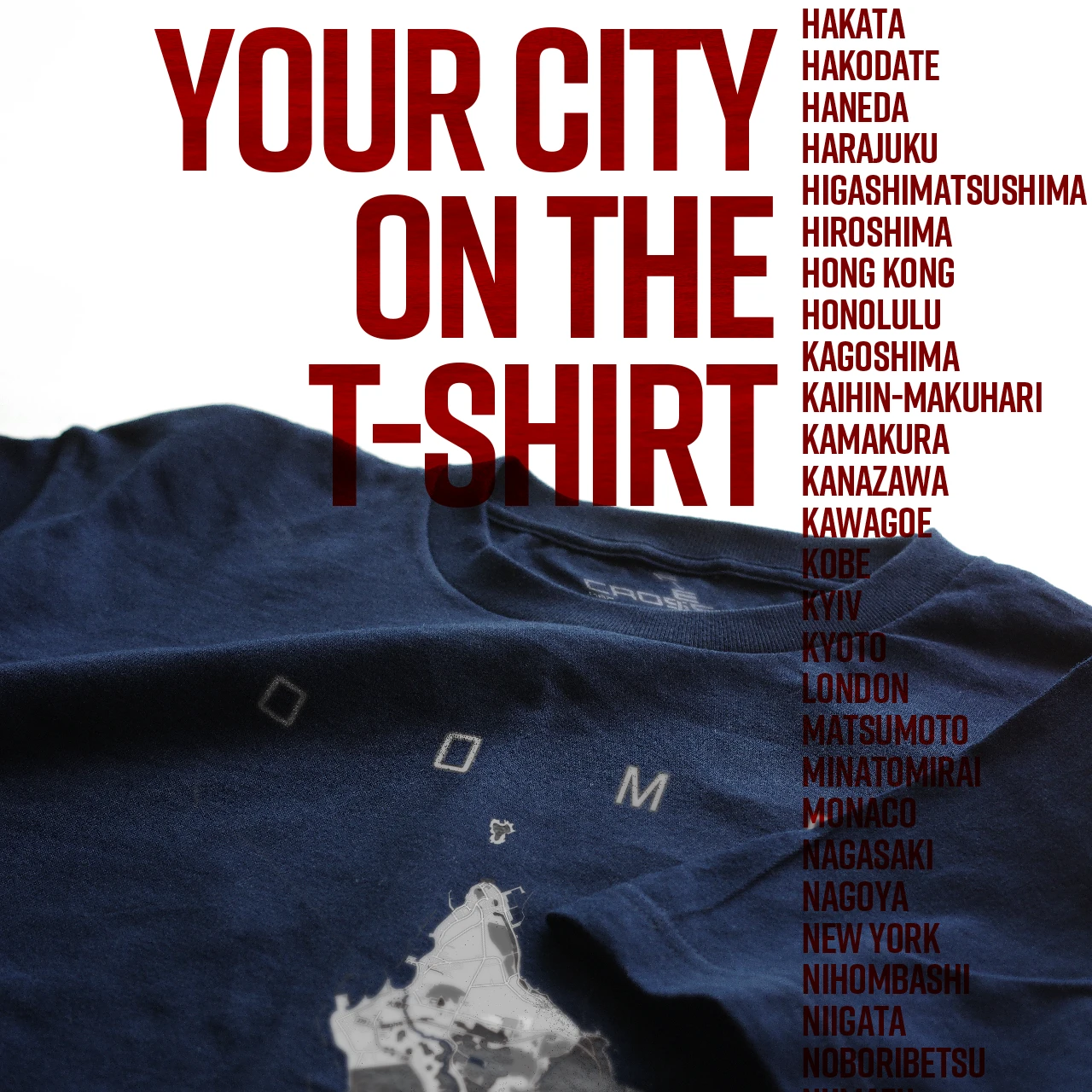 Your City on the T-shirt