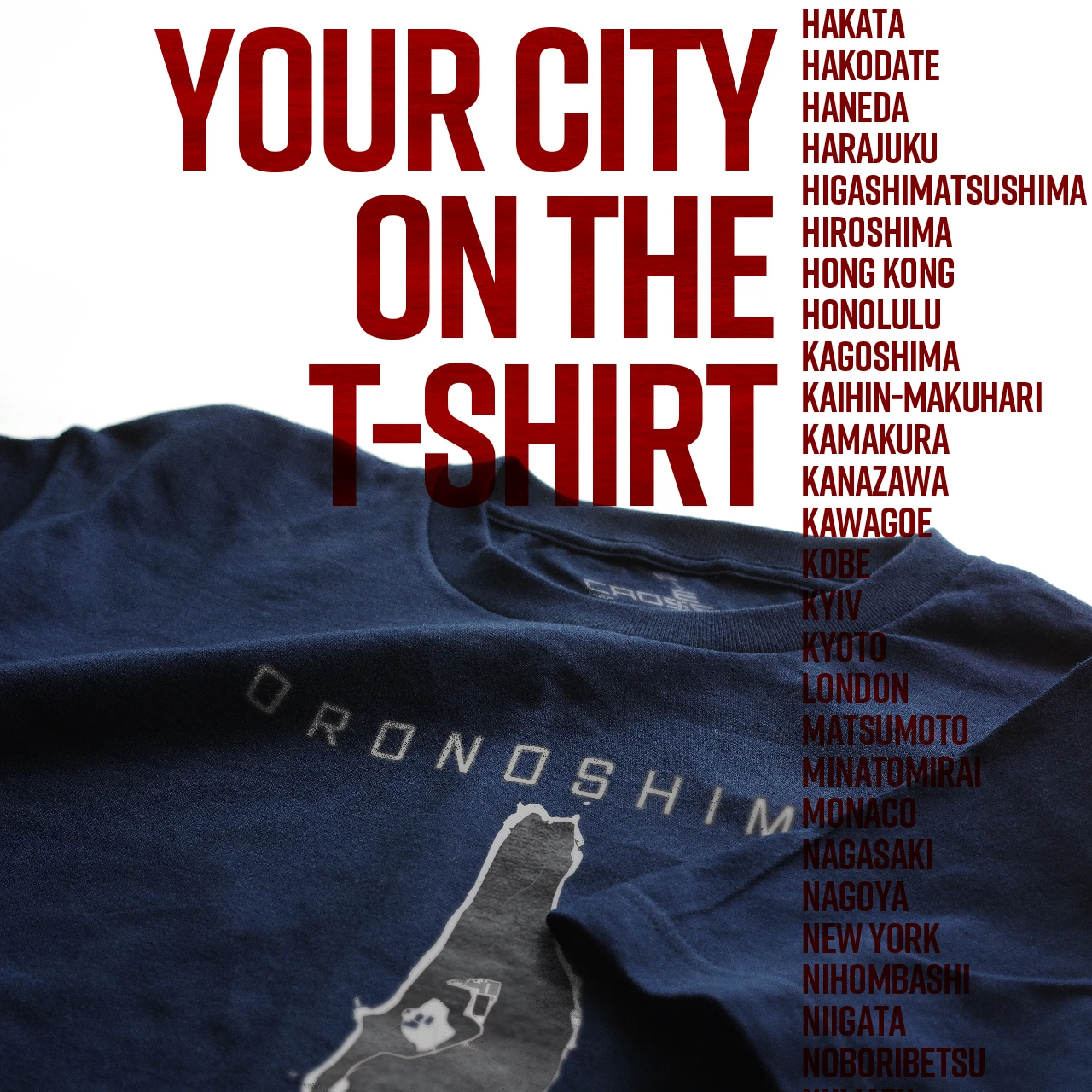 Your City on the T-shirt