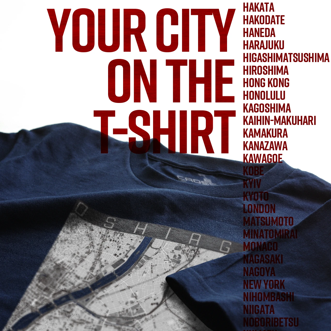 Your City on the T-shirt