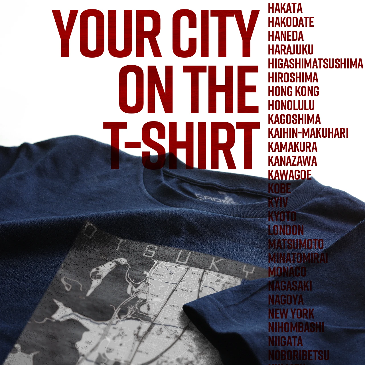 Your City on the T-shirt