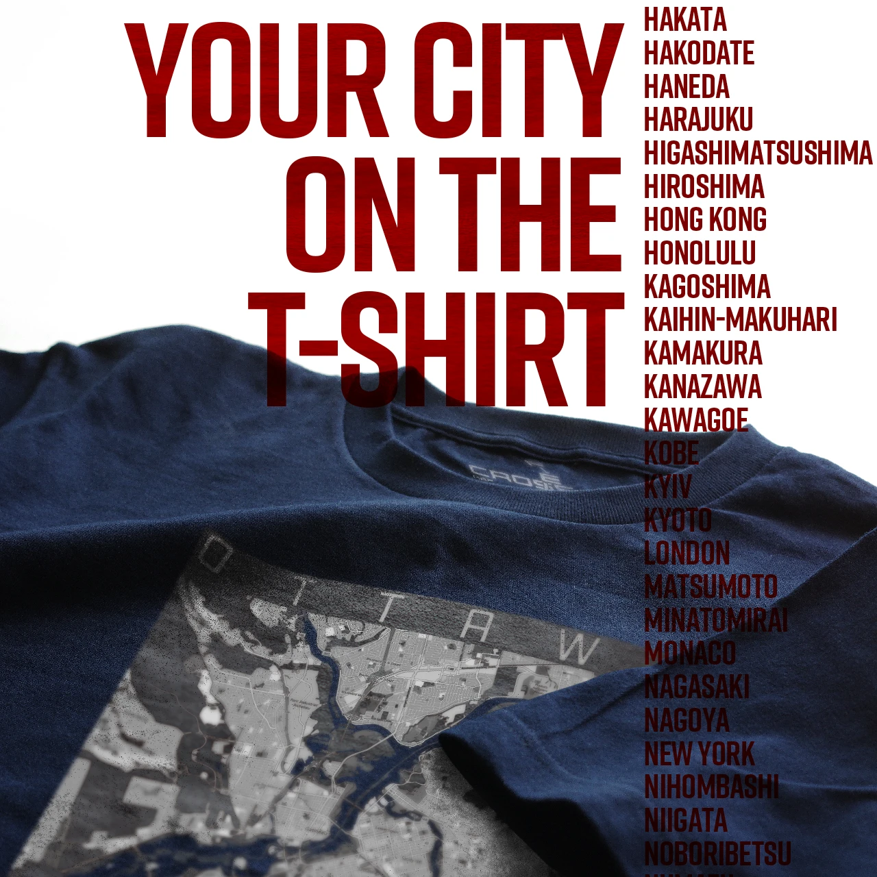 Your City on the T-shirt