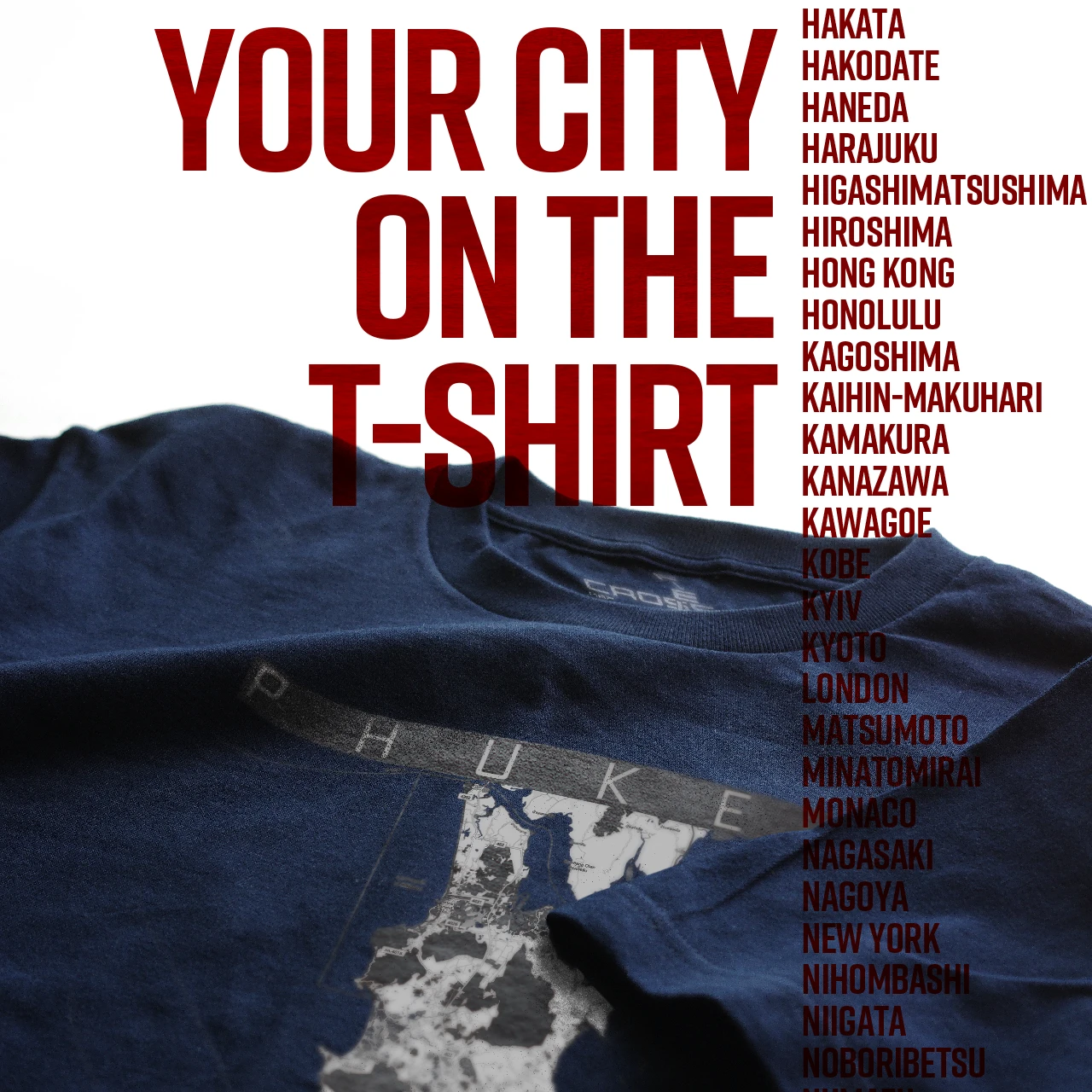 Your City on the T-shirt