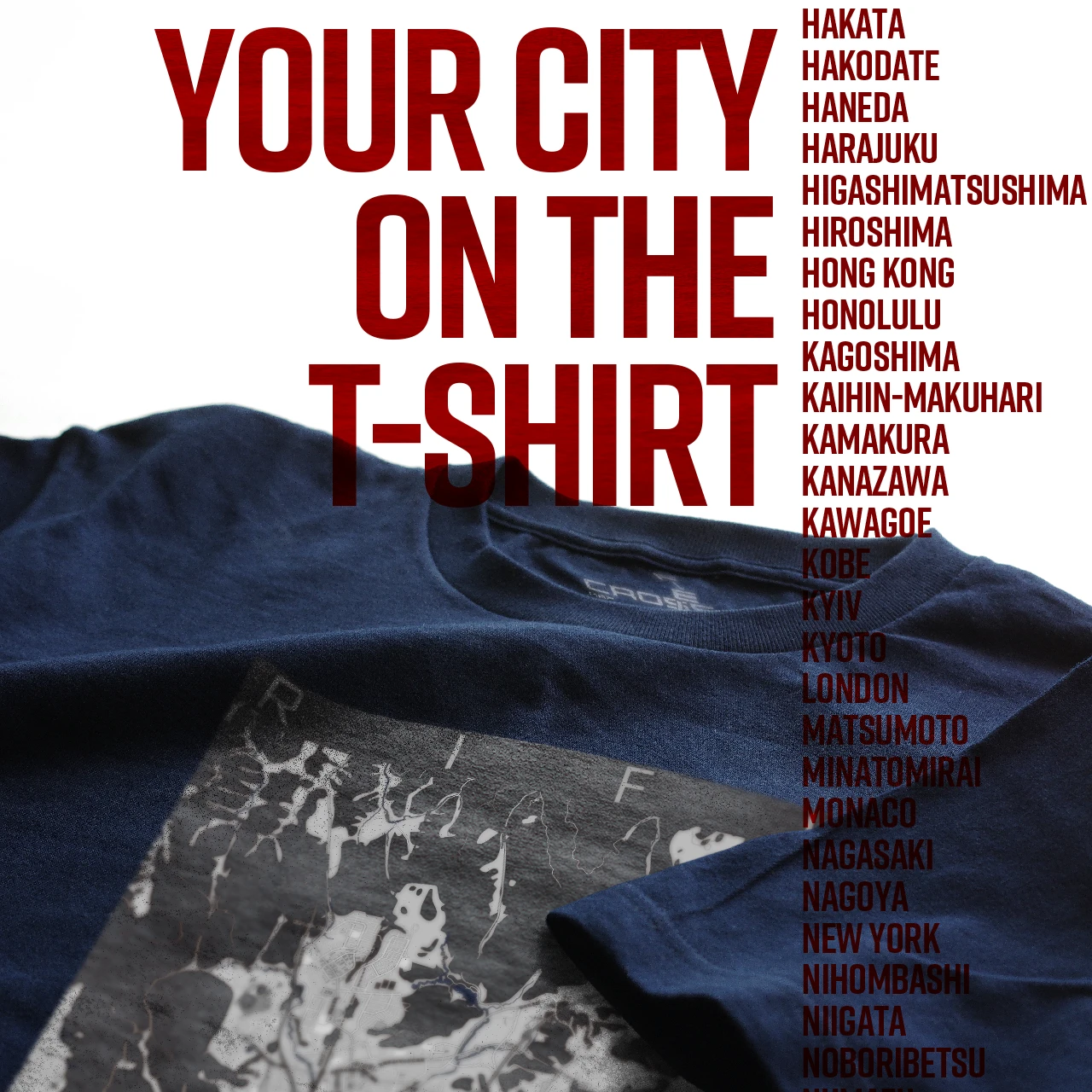 Your City on the T-shirt