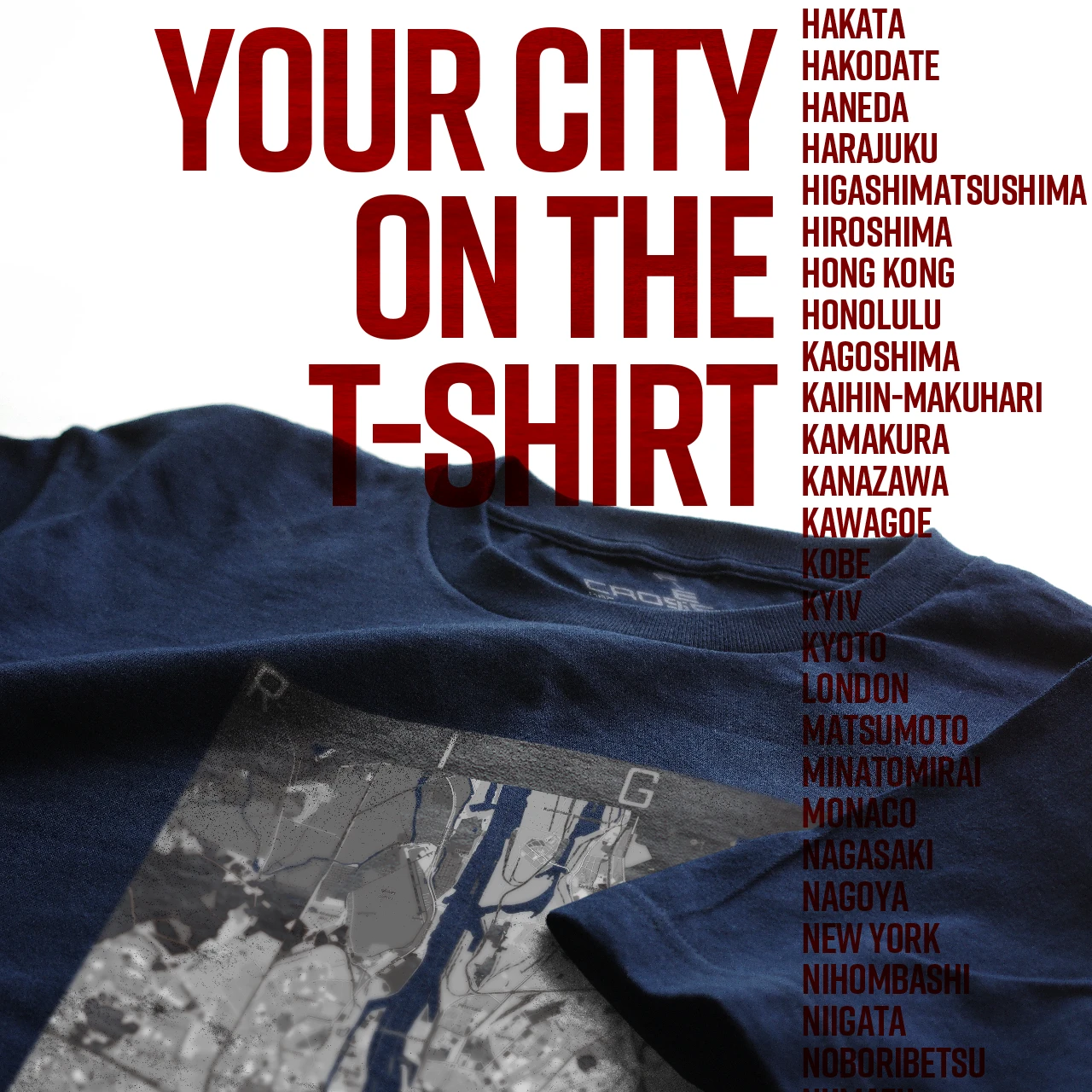 Your City on the T-shirt