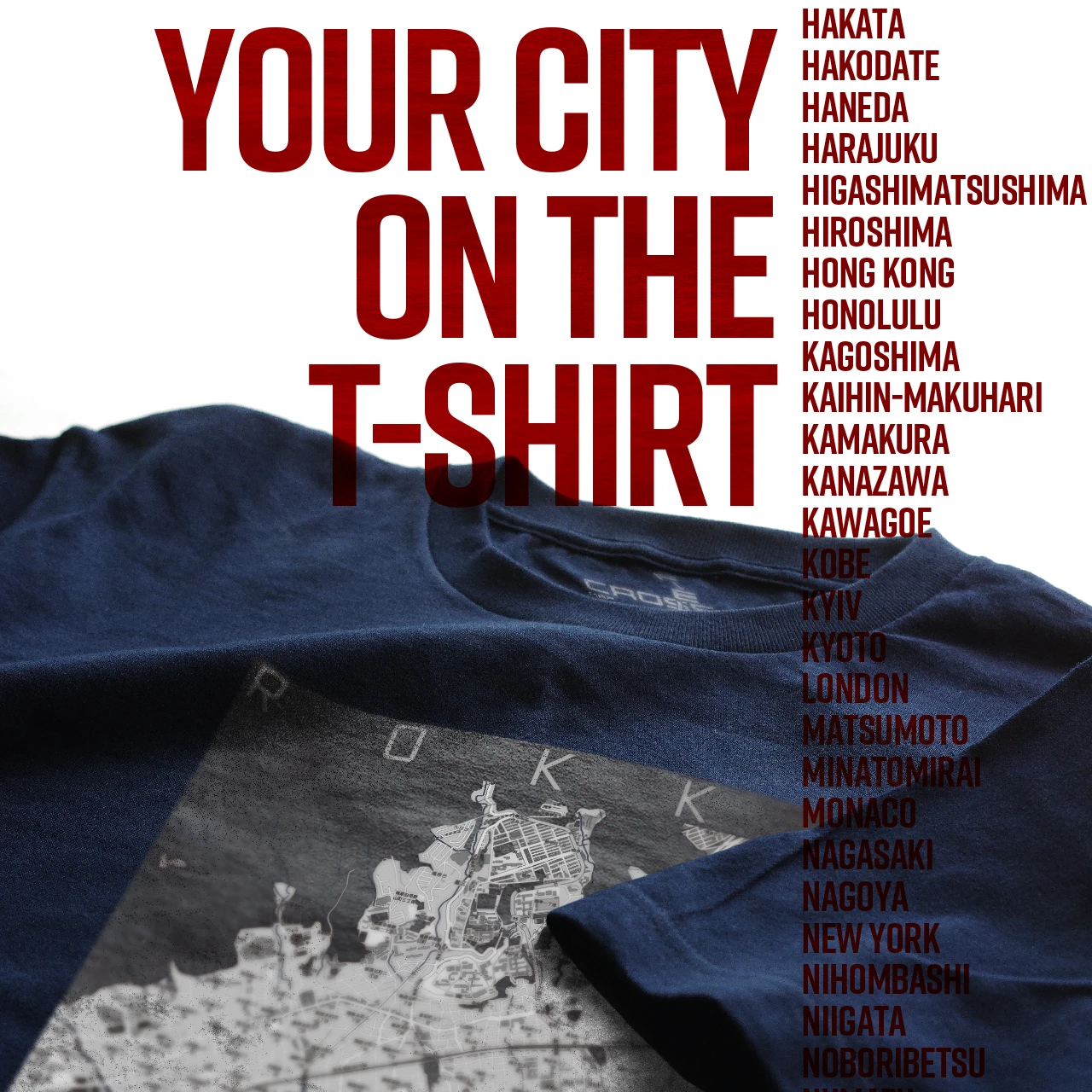 Your City on the T-shirt