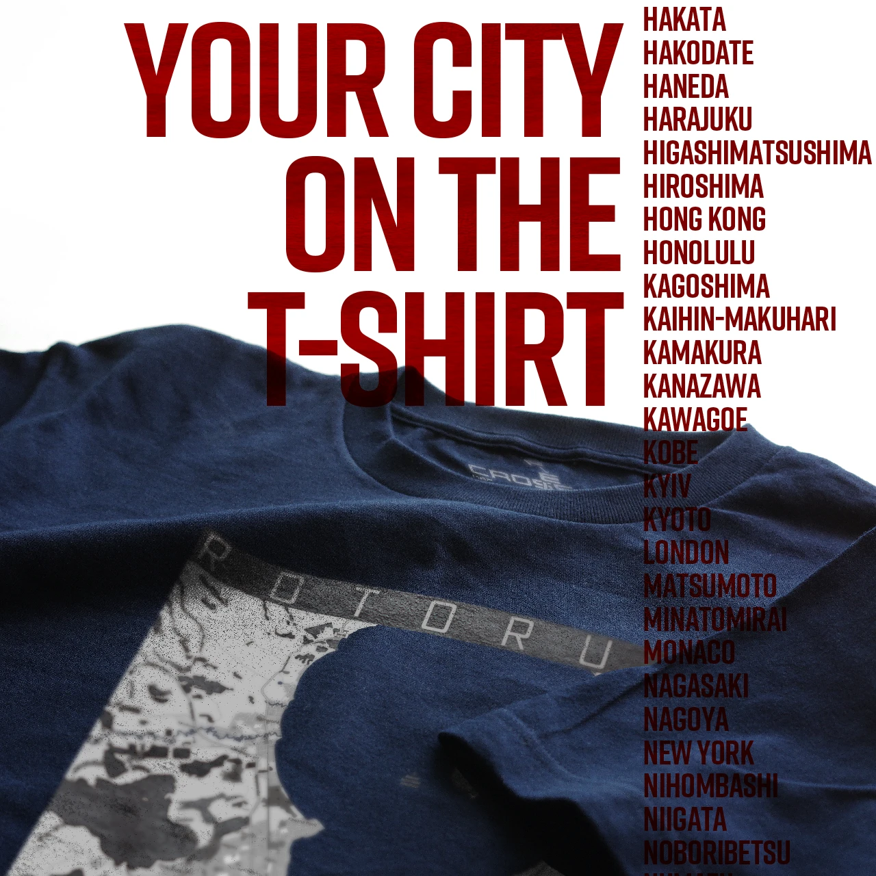 Your City on the T-shirt