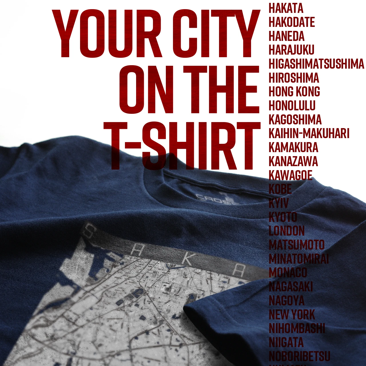 Your City on the T-shirt