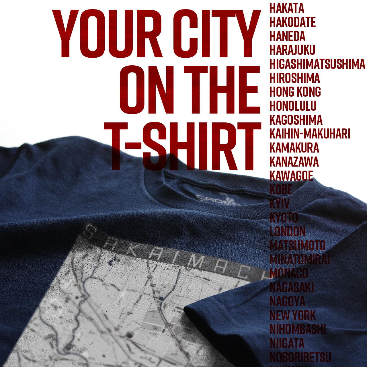 Your City on the T-shirt