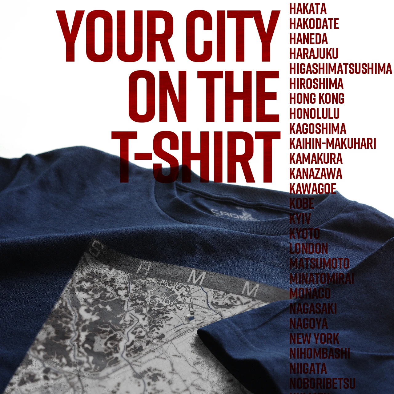 Your City on the T-shirt