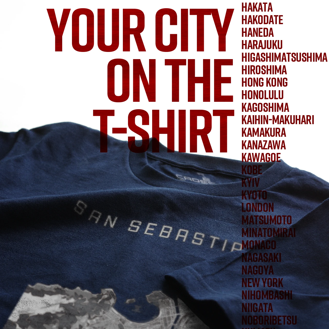 Your City on the T-shirt