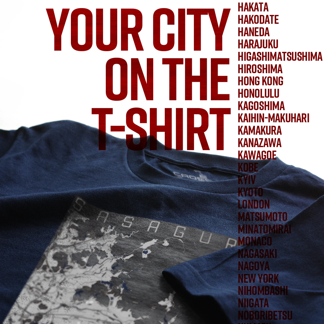 Your City on the T-shirt